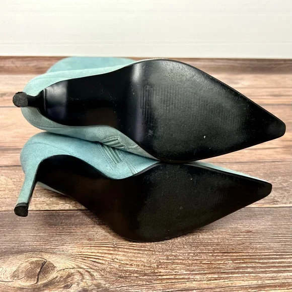 Vintage Blue Suede Boots Size 7 - Picture 11 of 16